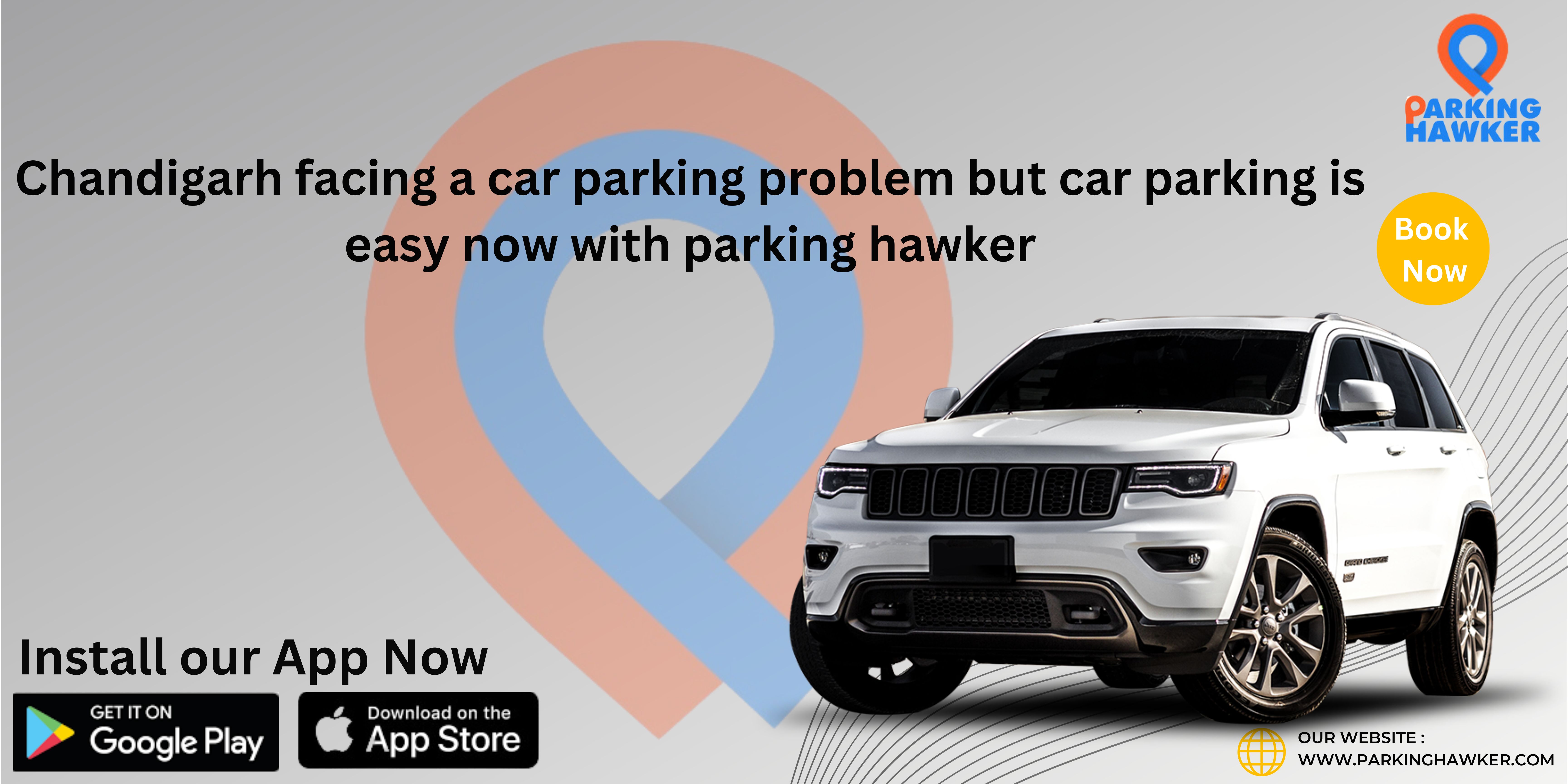 Chandigarh facing a car parking problem but car parking is easy now with parking hawker